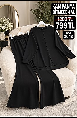 3048 SİYAH OSSO TAKIM
