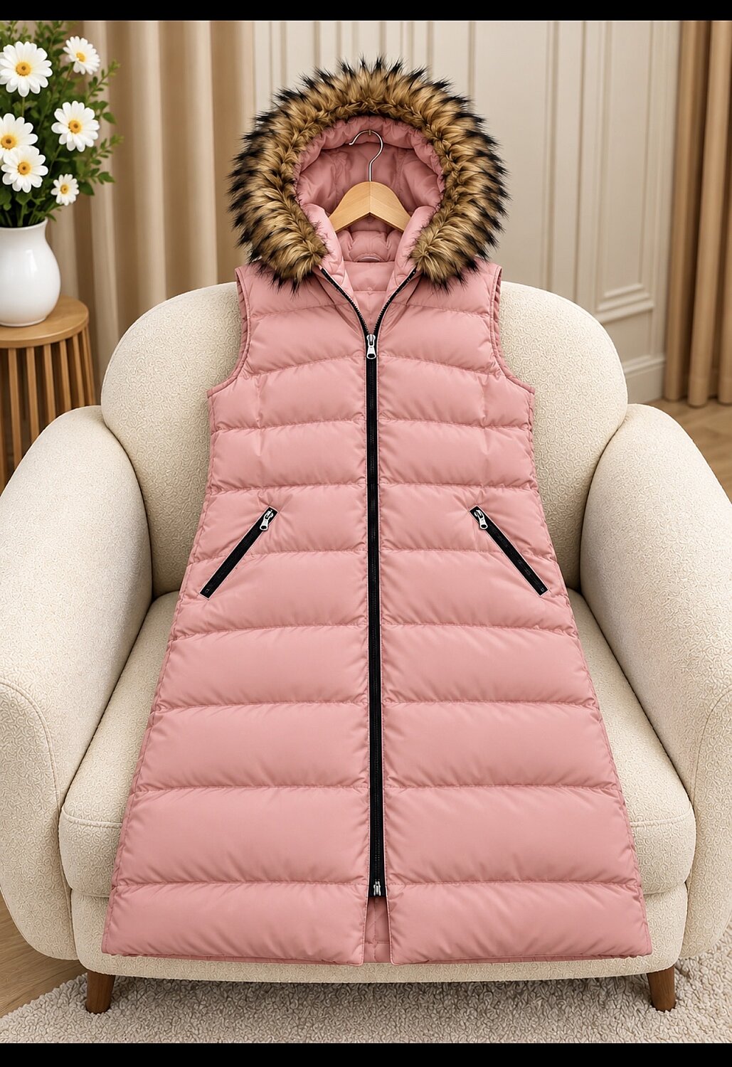 6010 PEMBE YELEK - 1