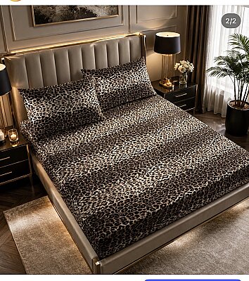BATTAL LEOPAR LASTİKLİ ÇARŞAF