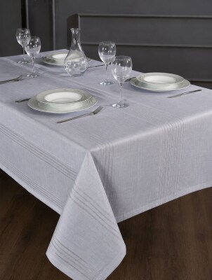 Colver Dertsiz Masa Örtüsü 160*220 cm-Gri