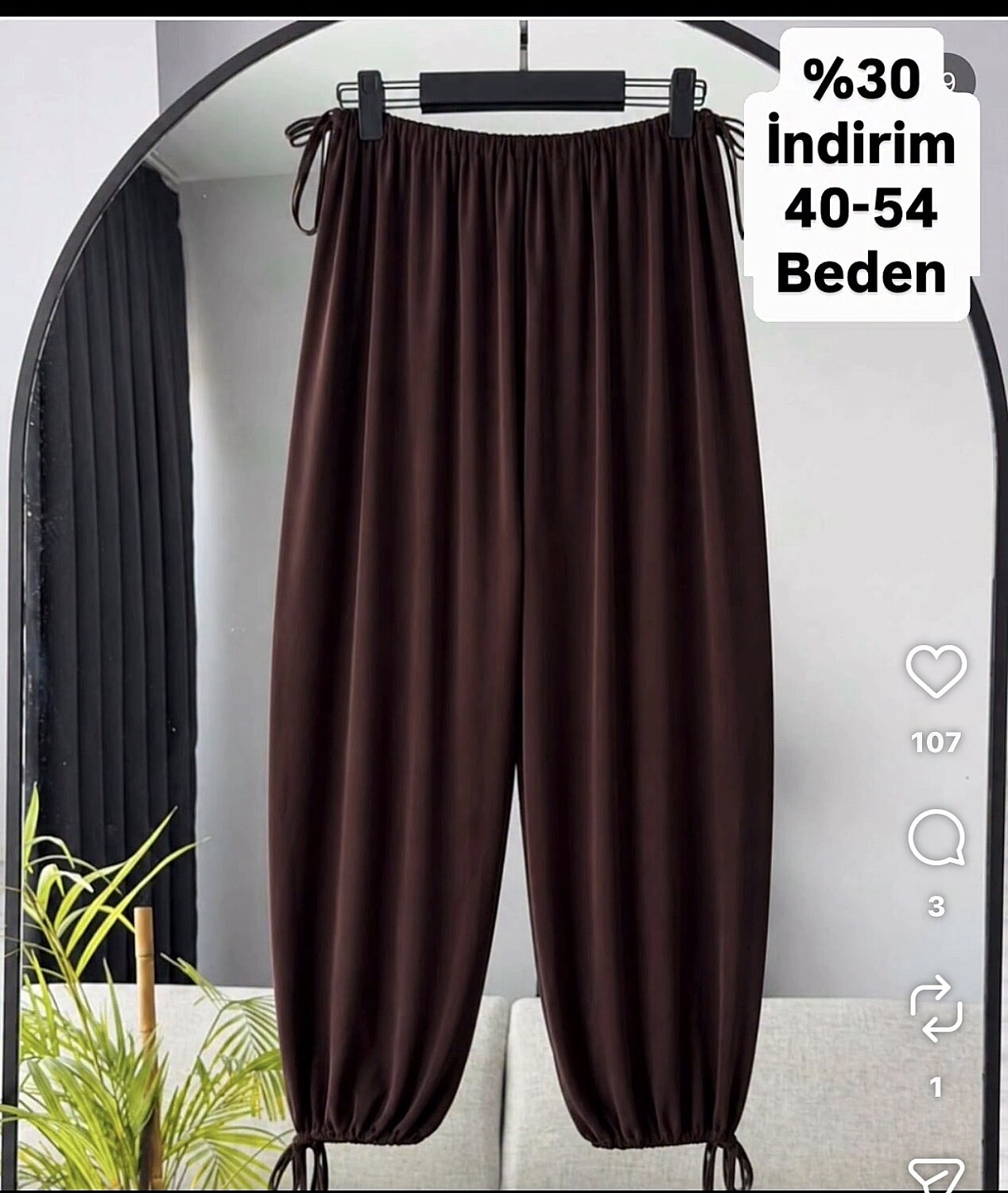 ŞALVAR SENDİ KAHVE - 1